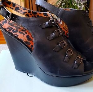 Black Wedge Jessica Simpson